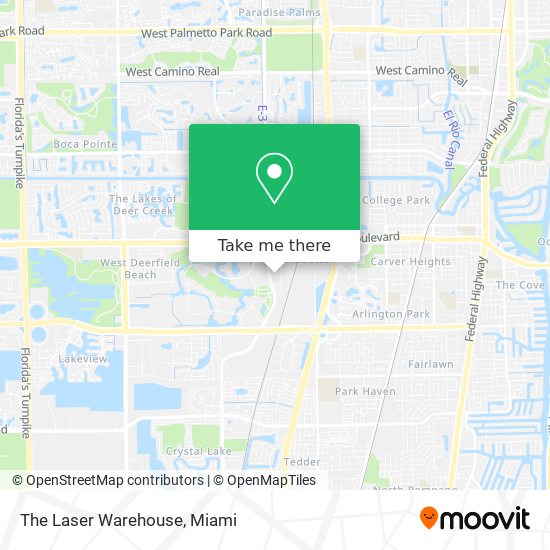 The Laser Warehouse map