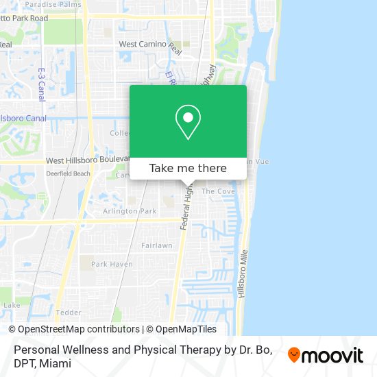 Personal Wellness and Physical Therapy by Dr. Bo, DPT map