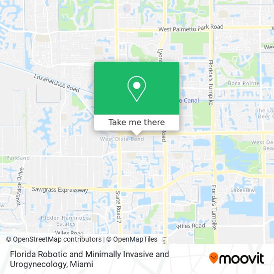 Florida Robotic and Minimally Invasive and Urogynecology map