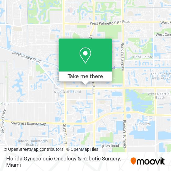 Mapa de Florida Gynecologic Oncology & Robotic Surgery