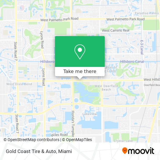 Gold Coast Tire & Auto map