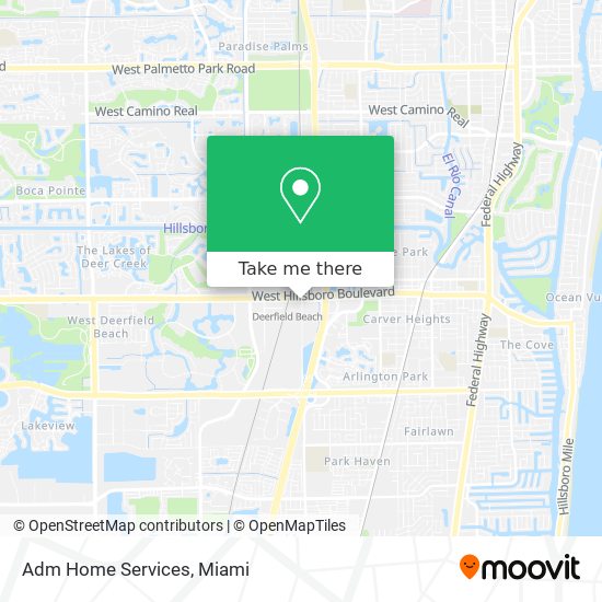 Adm Home Services map