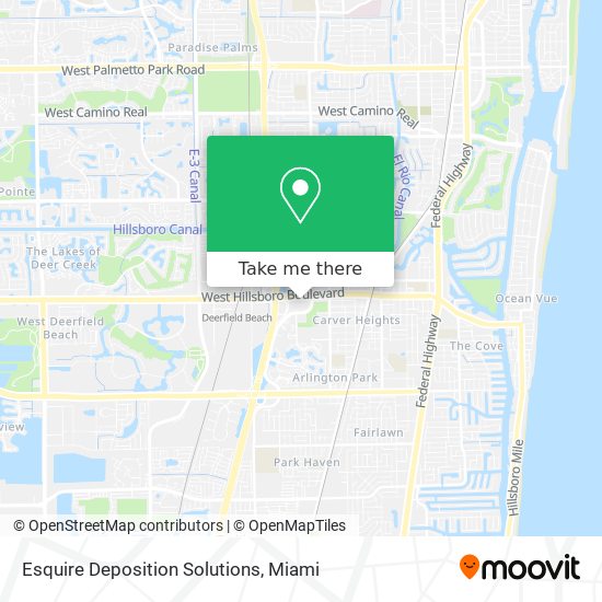 Esquire Deposition Solutions map