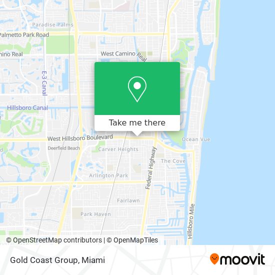 Gold Coast Group map