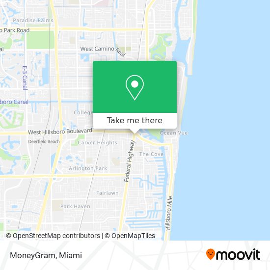 MoneyGram map