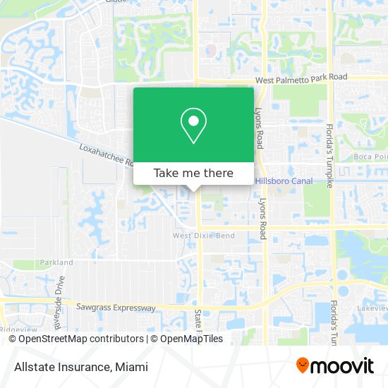 Allstate Insurance map