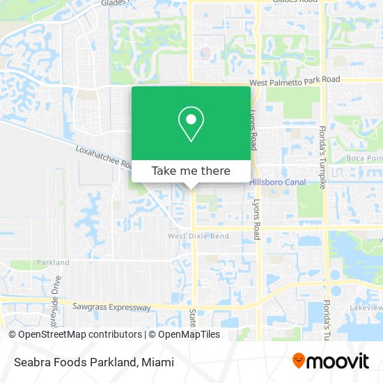 Mapa de Seabra Foods Parkland