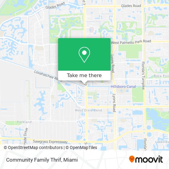 Mapa de Community Family Thrif