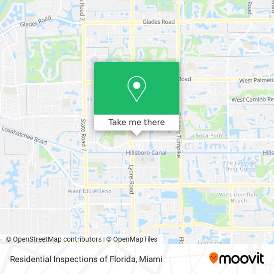 Residential Inspections of Florida map