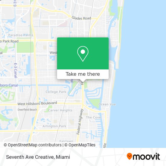 Mapa de Seventh Ave Creative