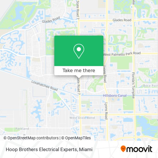 Hoop Brothers Electrical Experts map