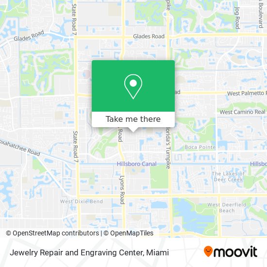 Mapa de Jewelry Repair and Engraving Center