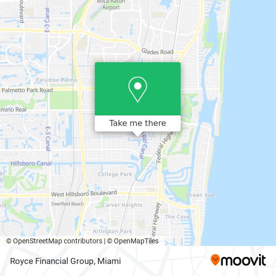 Mapa de Royce Financial Group