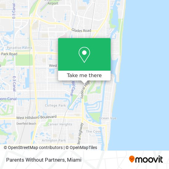 Mapa de Parents Without Partners