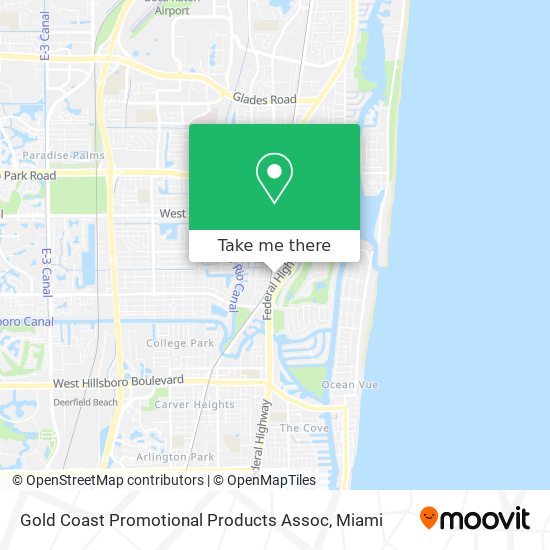 Gold Coast Promotional Products Assoc map