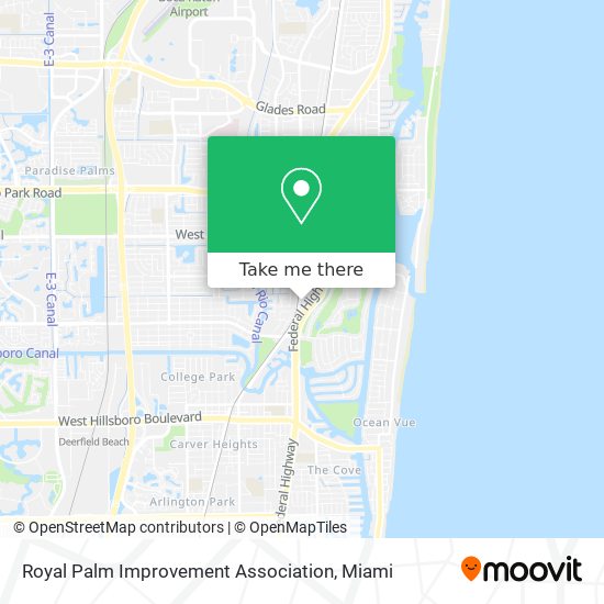 Mapa de Royal Palm Improvement Association