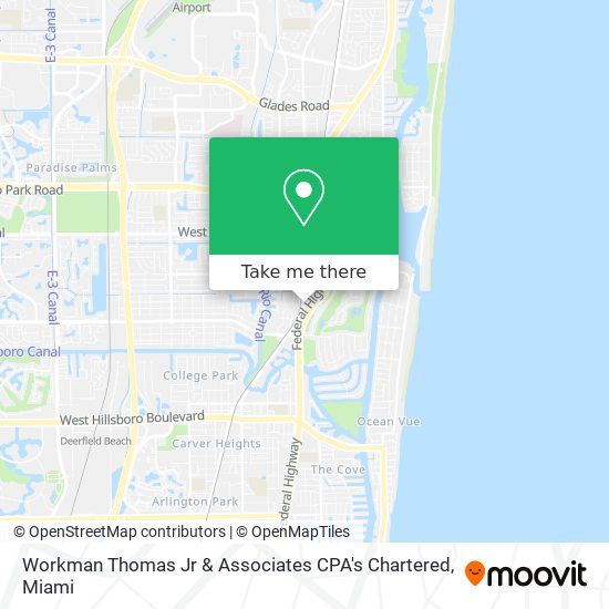 Mapa de Workman Thomas Jr & Associates CPA's Chartered