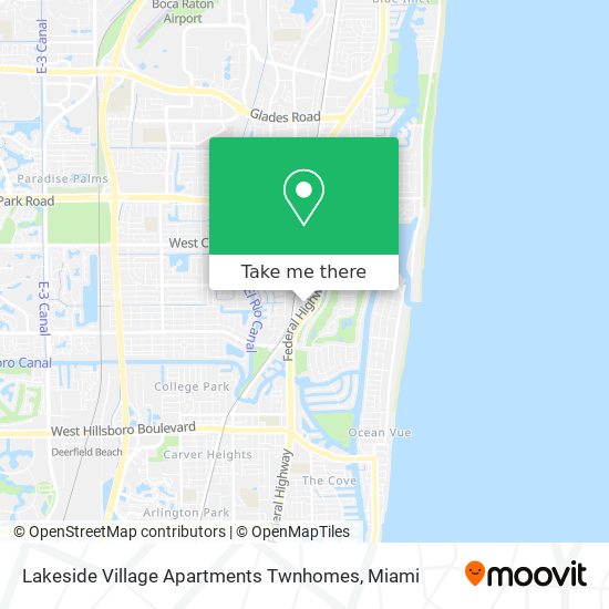 Lakeside Village Apartments Twnhomes map