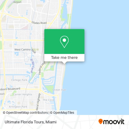 Ultimate Florida Tours map