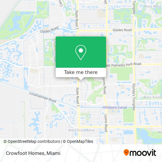 Crowfoot Homes map