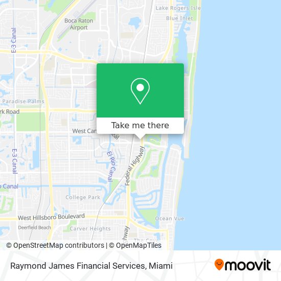 Raymond James Financial Services map