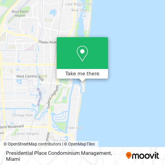 Presidential Place Condominium Management map