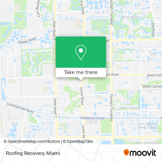 Roofing Recovery map