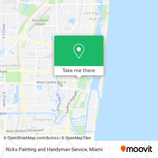 Ricks Painting and Handyman Service map