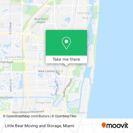 Mapa de Little Bear Moving and Storage