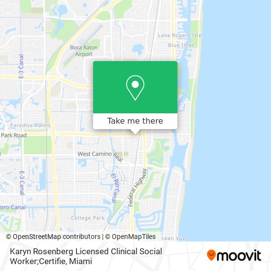 Karyn Rosenberg Licensed Clinical Social Worker;Certifie map
