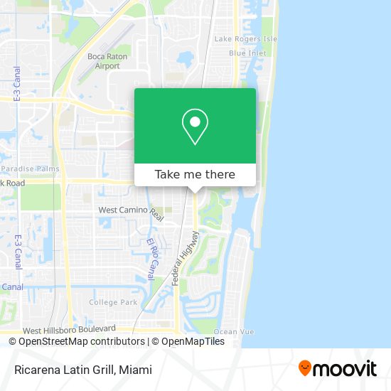 Ricarena Latin Grill map