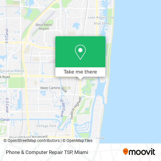 Mapa de Phone & Computer Repair TSP