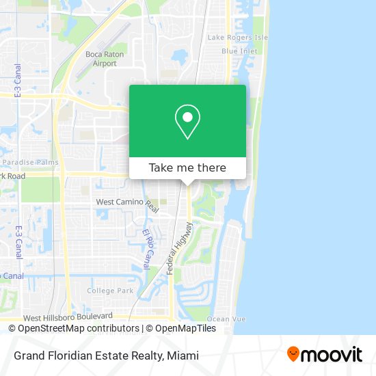 Grand Floridian Estate Realty map