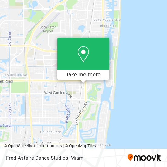 Mapa de Fred Astaire Dance Studios