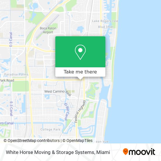 White Horse Moving & Storage Systems map