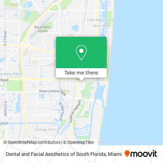 Dental and Facial Aesthetics of South Florida map