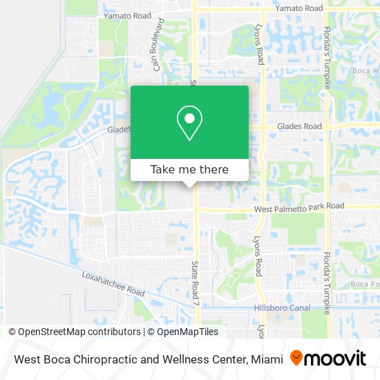 West Boca Chiropractic and Wellness Center map