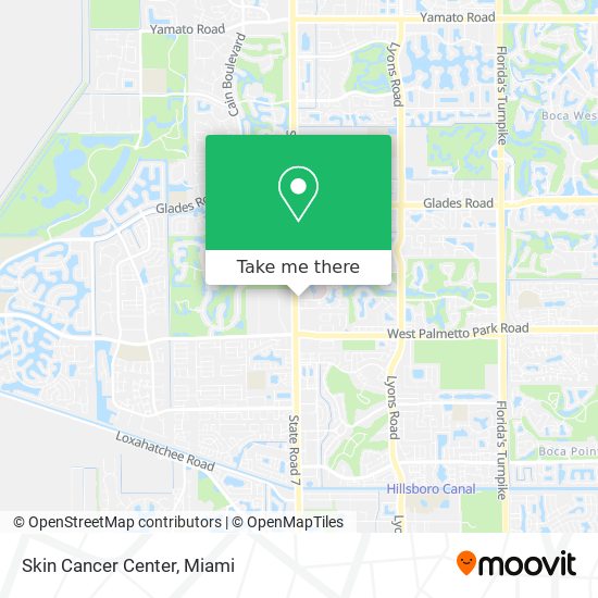 Mapa de Skin Cancer Center