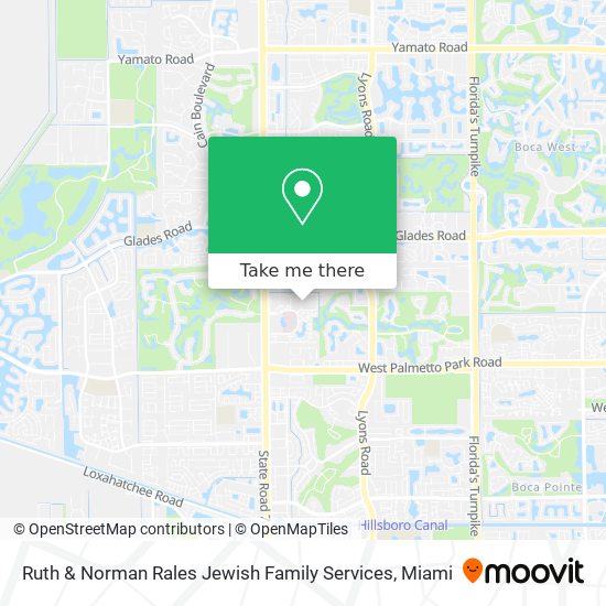 Mapa de Ruth & Norman Rales Jewish Family Services