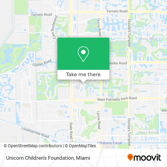 Unicorn Children's Foundation map