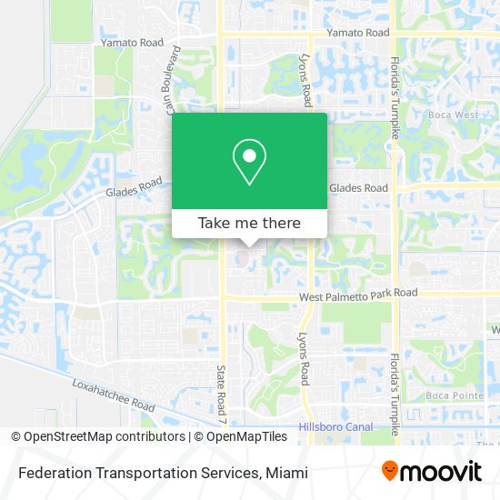 Federation Transportation Services map