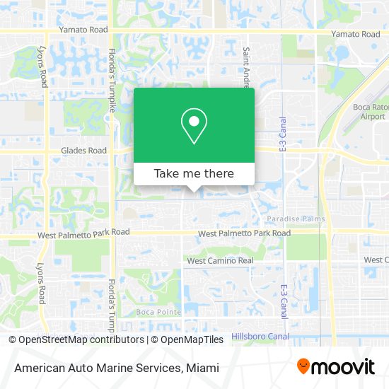 American Auto Marine Services map