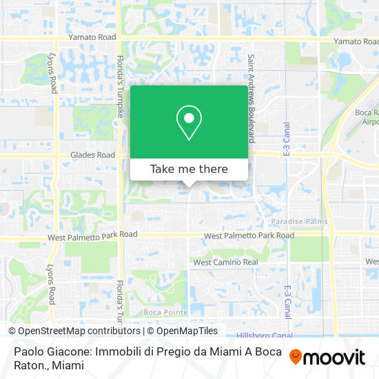 Paolo Giacone: Immobili di Pregio da Miami A Boca Raton. map