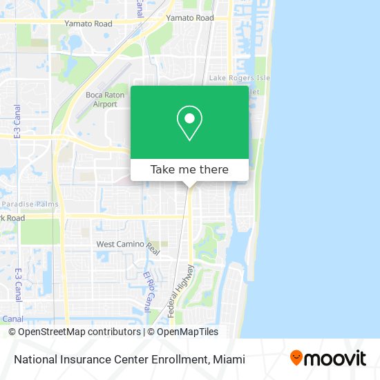 National Insurance Center Enrollment map