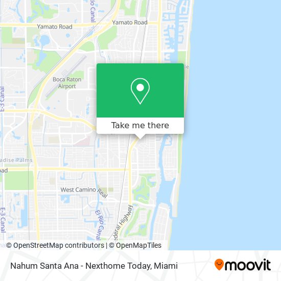 Mapa de Nahum Santa Ana - Nexthome Today