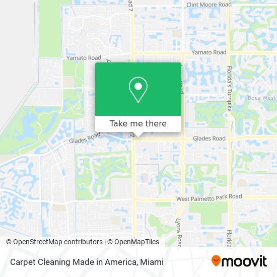 Carpet Cleaning Made in America map