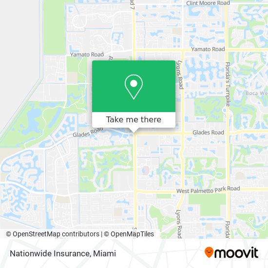 Mapa de Nationwide Insurance