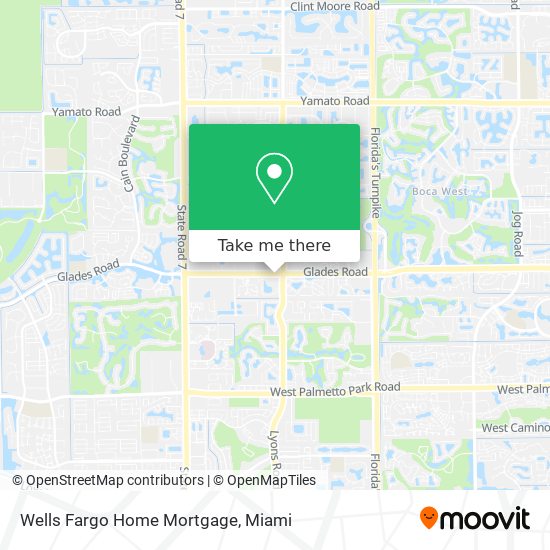 Wells Fargo Home Mortgage map