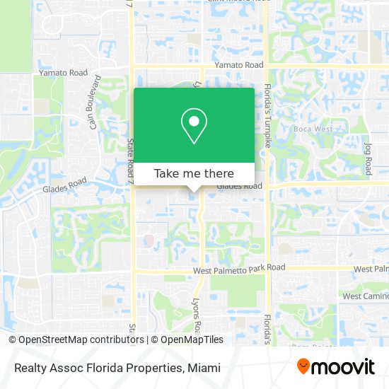 Realty Assoc Florida Properties map