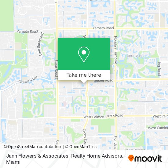 Mapa de Jann Flowers & Associates -Realty Home Advisors